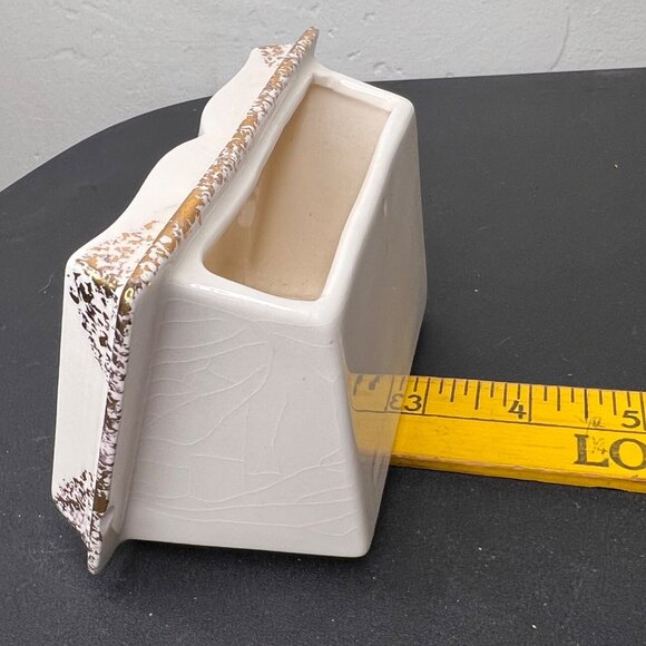 Mid-Century American Goldfinch Bird Lord's Prayer Book Ceramic Planter Vintage - Picture 3 of 11